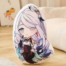 Yuanshen 베개 Wendy Zhongli Di Luke Kaia Keli Paimeng, 45cm 양면인쇄, 셴 허