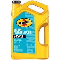 Pennzoil 550045220 3.8L(1갤런) 마린 프리미엄 플러스 (아웃보드 2 사이클 저그), New Packaging_1 Gallon