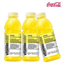 글라소 비타민워터 에너지 500ml X 6개 비타민워터 에너지드링크 편의점음료 비타파워 음료도매, 상세페이지 참조