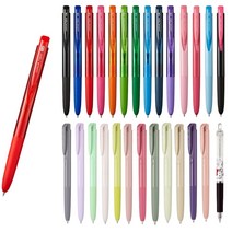 유니볼 시그노 노크식 RT1볼펜 UMN-155 0.28 0.38, 1.시그노노크식볼펜0.28mm, 레드