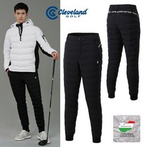 [클리브랜드골프] 헝가리구스 튜브퀼팅 레터링포인트 남성 조거 다운팬츠골프웨어_CGKMPT1641