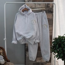 상상그이상 여성용 국내제작 아이엠 후드 트레이닝세트 자수 레터링 포인트 편안한 후드티 늘어짐없는 조거팬츠 명절에 입기 좋은 베이직한 트레이닝 가볍고 따뜻한 데일리룩