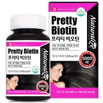 캐나다 프리티 비오틴 500mgx100정x2통 모발영양제, 2박스, 500mg x 100정