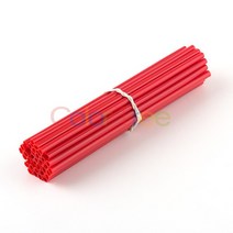 슈퍼커브 오토바이용튜닝 악세서리범용 오토바이 먼지 자전거 휠 림 스포크 스킨 커버 랩 튜브 장식 보호, 01 Red