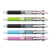제트스트림 3색볼펜 0.7mm SXE3-400-07 볼펜, SXE3-400-07(트랜스페어런트)