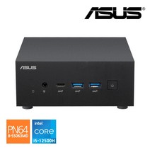 에이수스 ASUS 미니PC PN64 인텔 코어 CPU 12세대 i5-12500H 데스크탑, 4GB, 기본