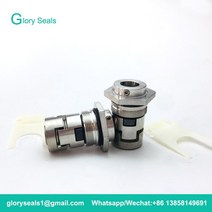 펌프 씰 GLF16 CR16 기계식 씰 CR10CR15popu 멀티 스테이지 펌프 샤프트 크기 16mm 카트리지 HQQVHQQE, 02 HQQE SIC-SIC-EPDM