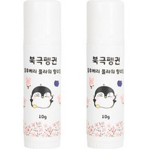 북극펭귄 블루베리 플라워 어린이 향수밤, 10g, 2개