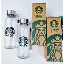 스타벅스 유리보틀 텀블러 300ml / 파우치 (선택), 보틀(유리병)