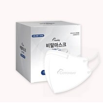 휴데이 KF-AD 비말 차단 마스크 100매 (5매×20개/화이트/중형), 단품, 단품