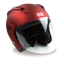 벤시 오토바이 헬멧 Y-1, XL, 무광레드