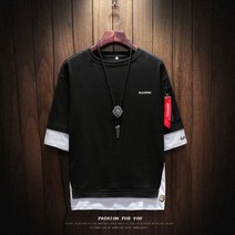 남성 티셔츠 프린트 코튼 여름 반팔 라운드넥 티셔츠 남성 패션 셔츠 $9 통관 특별 행사 신착품