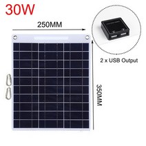 휴대용 태양광 패널 충전기 보조배터리 30w 태양 전지 5v usb 태양 전지 빠른