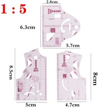 패턴용 의류 제도 일러스트 의상 디자인 패션패션 눈금자 그리기 재단사 의류 패턴 디자인 제도 도구, 01