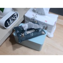 주와샵 휴대용 티슈 린넨 캐릭터 케이스