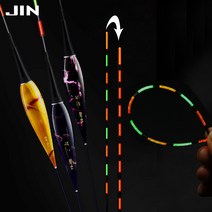 진물류 스마트 민물 나노 전자찌 입질감지 장찌 배터리 올림 저부력 색상변화 1~9호 시인성 낚시찌 고부력, 1개, 전자찌 5호