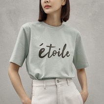 나인 (T-5792)에뜨왈 레터링 티