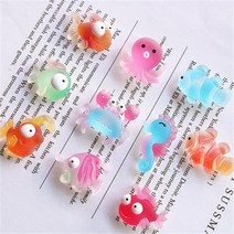 미스토토 젤캔들 만들기 DIY 재료 믈고기 해마 꽃게 문어 바다 동물피규어, P1000_8. 왕눈이핑크 물고기 1P
