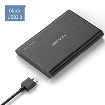 ACASIS 외장형 하드 드라이브 USB 3.0 다채로운 금속 HDD 데스크탑 노트북 서버용 휴대용 외장 HD 디스크 슈퍼 딜 2.5 인치, black, 320GB, 29.black - 320GB