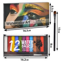 벌칙 페이스 페인팅 펜 물감 축제 공연기획 수성 얼굴 바디 키트 pinturas maquillaje Pintura 체식 크리스마스 할로윈 키즈 페인트 스페셜 메이크업, 01 AC-8003