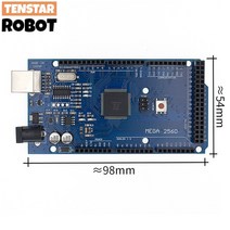 Meg2560 메가 2560 R3 ATmega2560-16AU CH340G arduino용 AVR USB 개발 보드, [02] Blue Board, 02 Blue Board