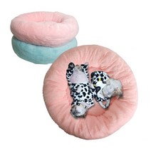 강아지 고양이 마약방석 기절방석 파스텔 도넛 방석, 블루