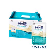 일동 후디스 하이뮨 마시는프로틴 밸런스 125ml x12포x3박스 36포 영양관리, 3박스