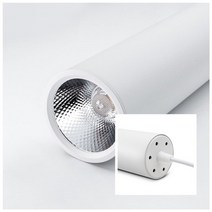 led 펜던트 램프 긴 튜브 램프 주방 섬 식당 상점 바 카운터 실린더 파이프 펜던트 조명, 60mm 흰색, 길이 30cm, 차가운 흰색