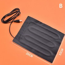 찜질팩 손난로 전기장판 1/2PCS -5V-12V USB Warme 파스타 패드 Snel Verwarming 탄소 섬유 Pad Veilig Warmer Pads, [09] as pic