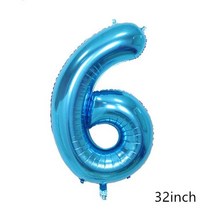 요술 졸업식 용돈 풍선 꽃다발 포켓몬 피카츄 라텍스 호일 풍선 생일 축하 배너 엘프 파티 장식 어린이 장난감 만화 애니메이션 케이크 토퍼109939, 1pc 32인치 번호 6