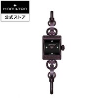 해밀턴 공식 시계 HAMILTON American Classic Lady Hamilton 아메리칸 클래식 레이디 해밀턴 쿼츠 쿼츠 15.00MM 스테인레스 스틸 브레스 블랙 × 퍼플 H31201130 여성 시계 여성 정규품 브랜드 쟈니 브라이언트