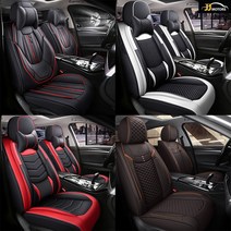 모닝시트 더뉴 올뉴 인조가죽 자동차시트커버 카시트교체 기성품 2p 3P 전차종가능 풀세트, 컴포트 블랙2p(운전석 조수석), 2개