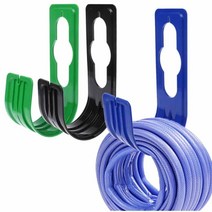호스후크 정원 마당 파이프 홀더 걸이 고리 급수 헹거, 블랙 BL09581, 블랙 BL09581