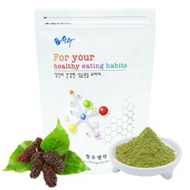 국산 뽕잎분말 가루 300g 국내 뽕나무잎 100% 파우더
