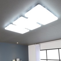 LED EQ 거실등 150W 화이트 플리커프리 30평형대, 단품