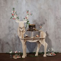 115 선반 홀더 가구 디자인 cnc 레이저 목재 절단 벡터 파일 조립 도면, 한개옵션0