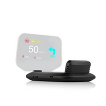 자동차 HUD 헤드업 디스플레이 C1 OBD2 GPS 듀얼 시스템 5.1 인치 헤드 업 디지털 속도계 과속 경고 액세서리, C1 Navigation_CHINA
