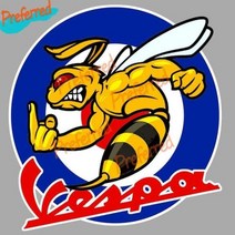 베스파 피아지오 데칼 집 쿨러 노트북 레이싱 헬멧 트렁크, B+Length 25cm