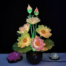 [신점점사사주운세연애전화상담] 광섬유 연꽃 법당 LED 꽃 부처님 불경스피커