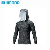 거상코리아 시마노 후드셔츠 햇빛두건 블랙덕카모 S XL IN-062Q, 블랙덕카모-L-670625/의류