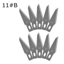 카빙나이프 10 pcs 한 로트 11 나무 조각 칼 블레이드 교체 조각 메스 블레이드 조각 공예 조각 칼, 11b