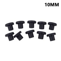 기계 부속 자재 베어링 스쿠류 커넥터 볼 밸브 샤프트 솔리드 고무 홀 캡 3.5-12mm 고온 저항 T 형 실리콘 씰 플러그 방진 가스켓 블랭킹 엔드, as pic 5