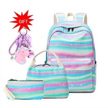 새로운 2022 패션 배낭 학교 어린이 Schoolbags 여자 초등학교 책 가방 인쇄 세트