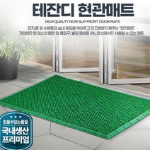 가게 식당 입구 폭설 물기 제거 출입구 매트 고기집개업선물 매트깔판 먼지털이 깔개, 1개, 테잔디매트 대