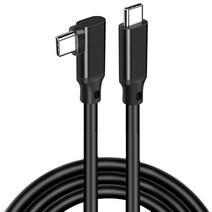 바라보고 USB 3.2 C타입-C타입 GEN2 4k ㄱ자 고속케이블 20Gbps, CtoC 기역자케이블 Gen2 - 100CM, 1개
