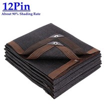 타프 블랙코팅타프 3 6 12 핀 black hdpe anti-uv sun shade, 협력사, 12핀 네트, 3mx6m