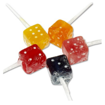 주사위 캔디 33g 수입 막대 왕 사탕, 1개