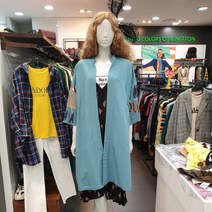 베네통 피플패턴롱코트(BAJPA6031)