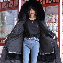 폭스 야상 패딩 퍼 여성 숏 후드 점퍼 라쿤퍼 털 모피