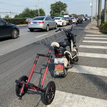 자전거 트레일러 여행 강아지 연결장치 바구니 짐수레, F